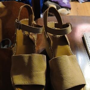 Franco Sarto Tan Espadrille Sandals